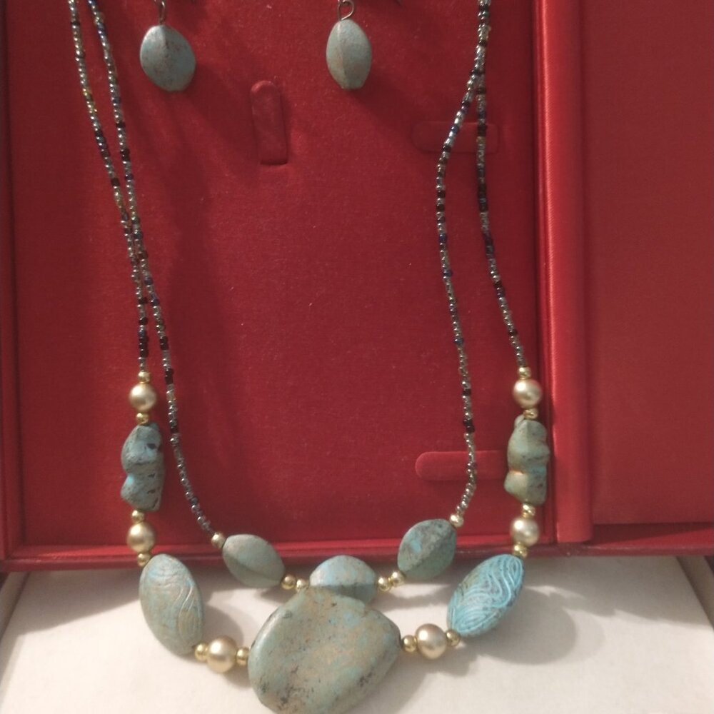 2 Strand Necklace Set